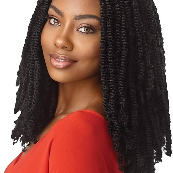 NWT Outre Crochet Braids X-Pression Twisted Up 3X Springy Afro Twist 16" 3 packs - Picture 6 of 7